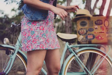 activity6-ladies skirt with bike